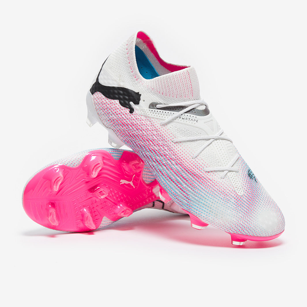 Puma Future 7 Ultimate FG/AG Football Boots Puma White/Puma Black/Poison Pink