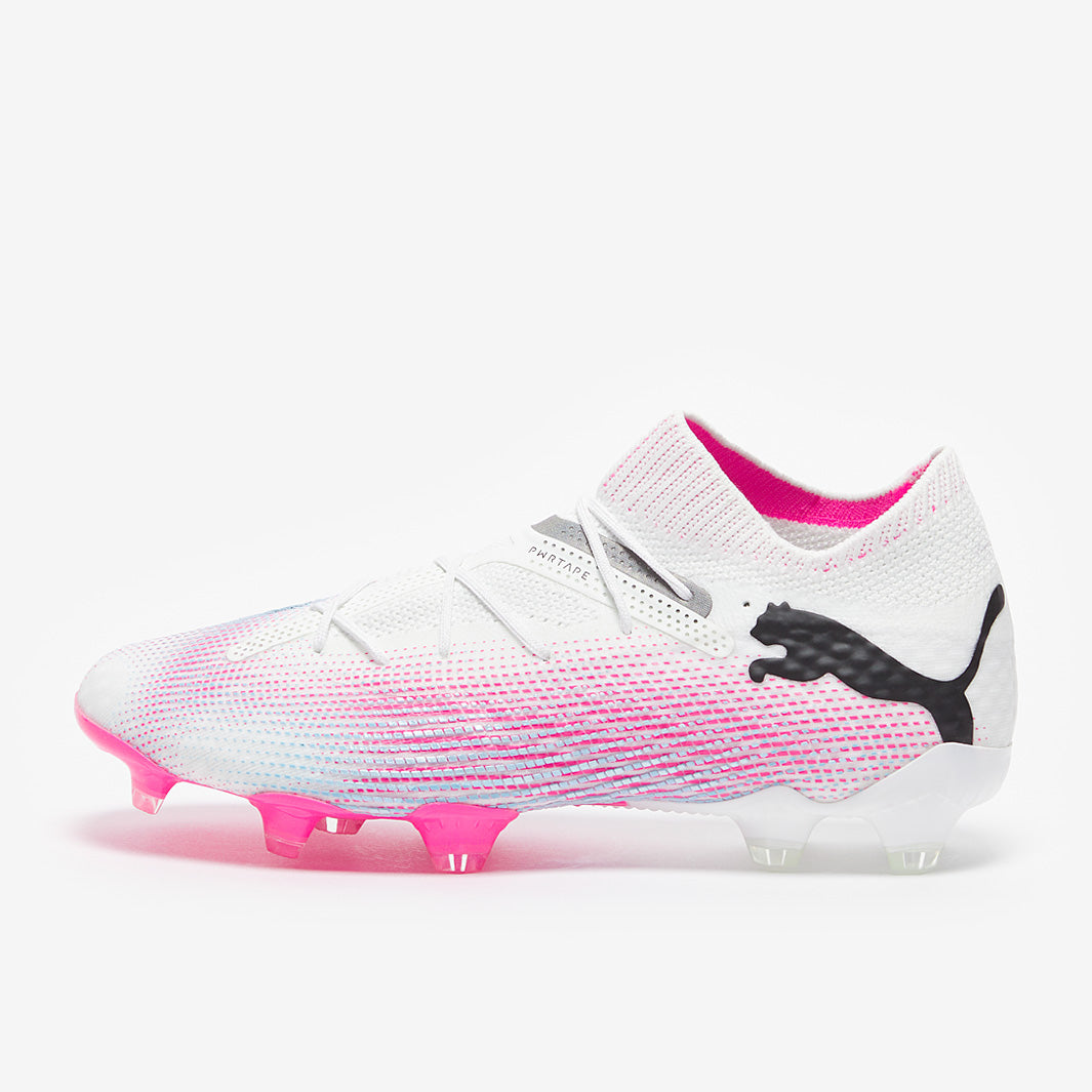 Puma Women's Future 7 Ultimate FG/AG Football Boots Puma White/Puma Black/Poison Pink