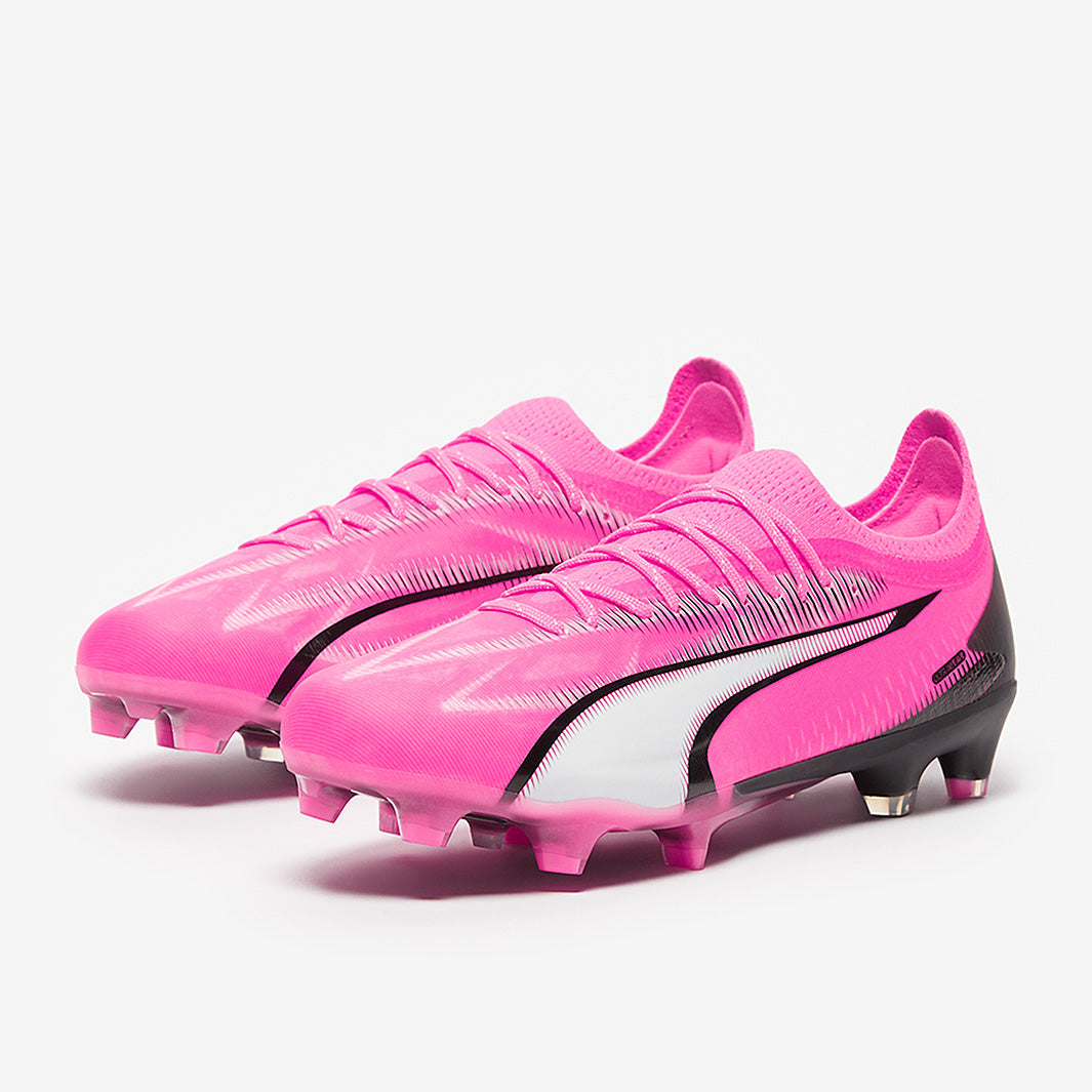 Puma Women's Ultra Ultimate FG/AG Football Boots Poison Pink/Puma White/Puma Black