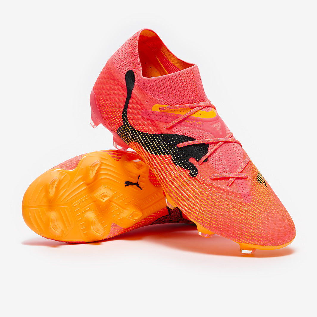 Puma Future 7 Ultimate FG/AG Football Boots Sunset Glow/Puma Black/Sun Stream