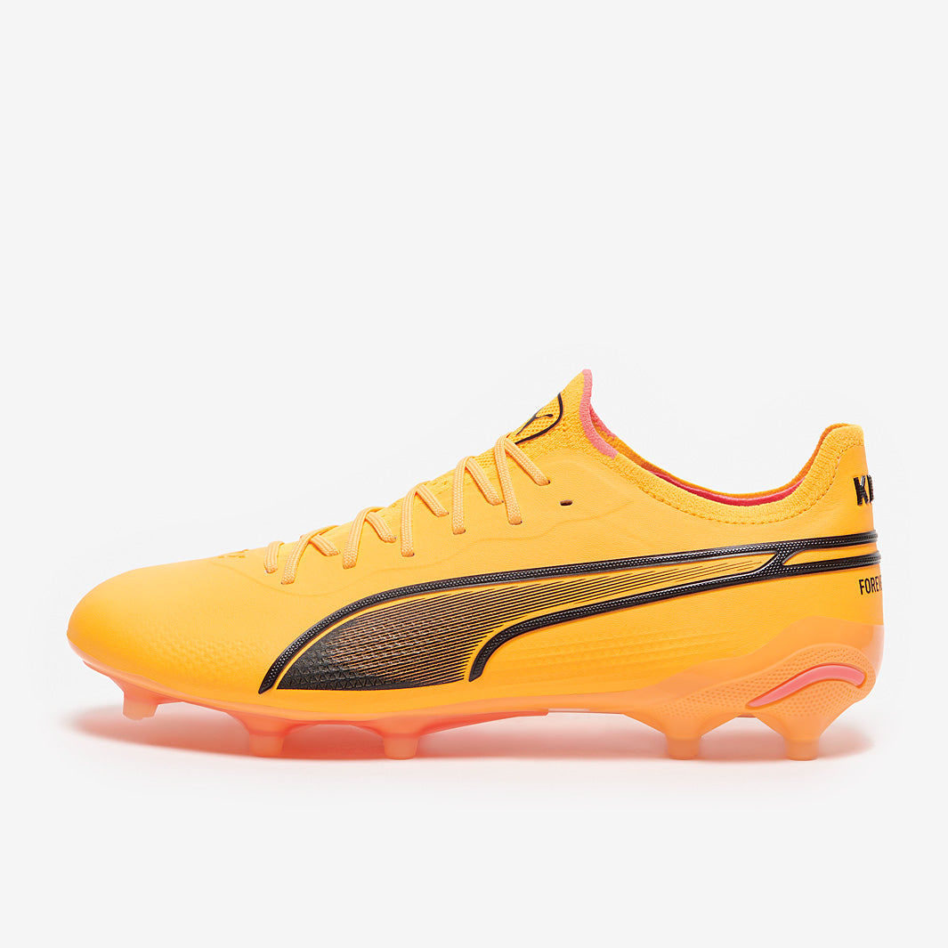 Puma King Ultimate FG/AG Football Boots Sun Stream/Puma Black/Sunset Glow