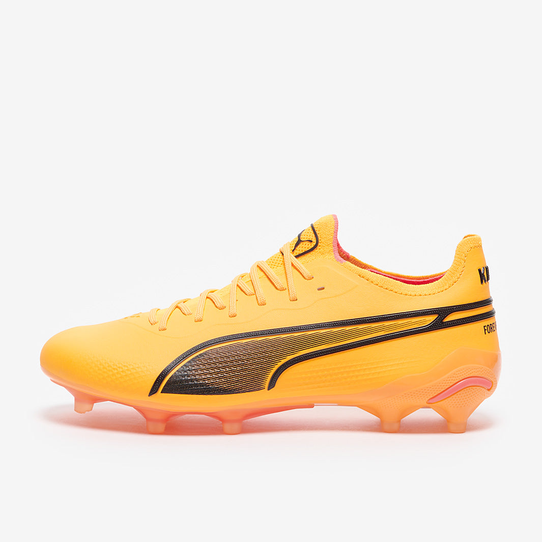 Puma Women's King Ultimate FG/AG Football Boots Sun Stream/Puma Black/Sunset Glow
