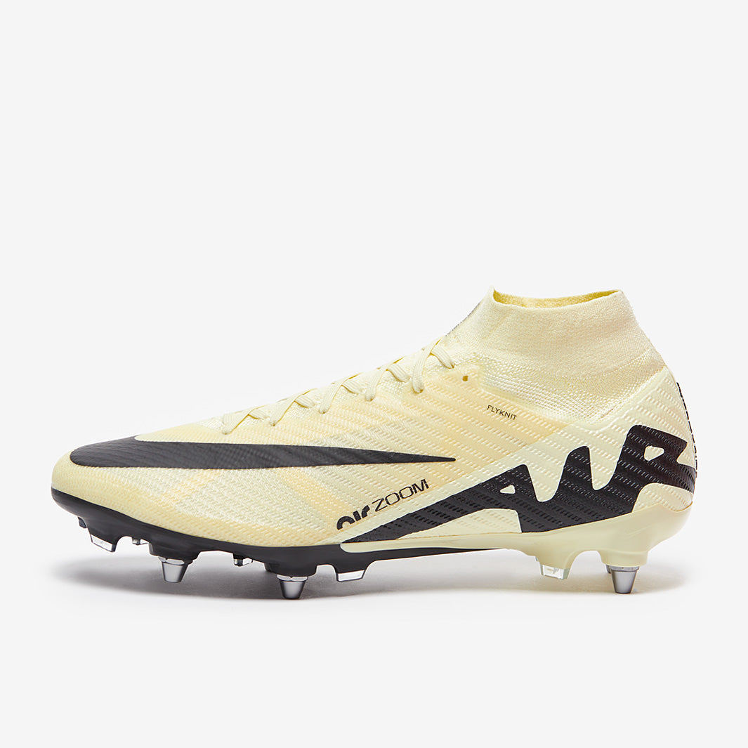 Nike Air Zoom Mercurial Superfly IX Elite SG-Pro Player Edition Football Boots Lemonade/Black