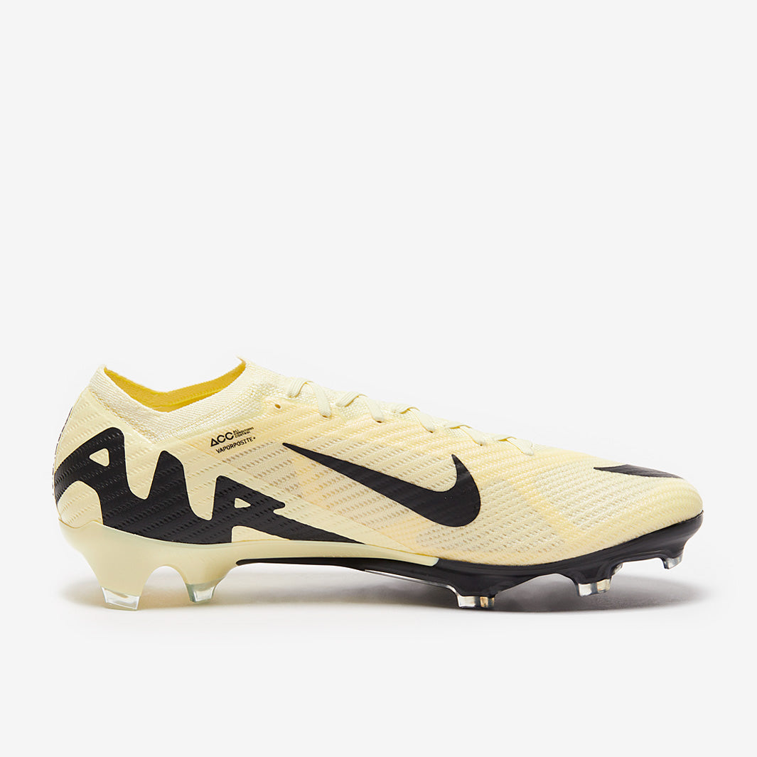 Nike Air Zoom Mercurial Vapor XV Elite FG Football Boots Lemonade/Black