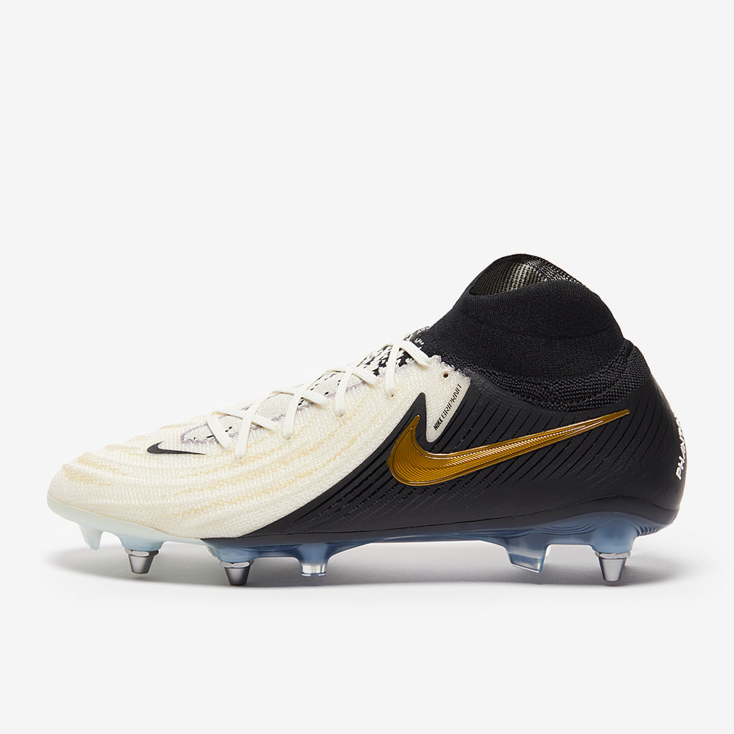 Nike Phantom Luna II Elite SG-Pro Player Edition Football Boots White/Black/Mtlc Gold Coin