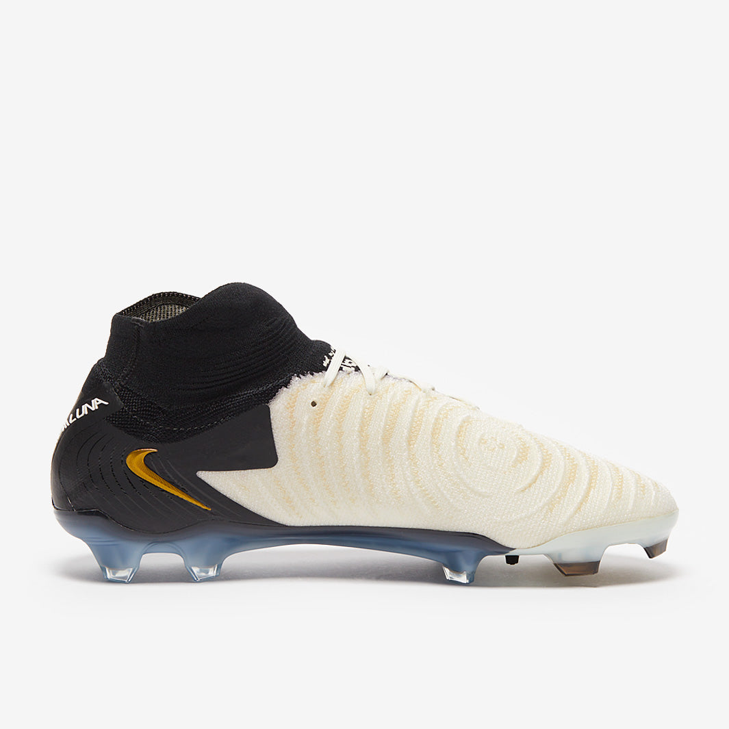 Nike Phantom Luna II Elite FG Football Boots White/Black/Mtlc Gold Coin