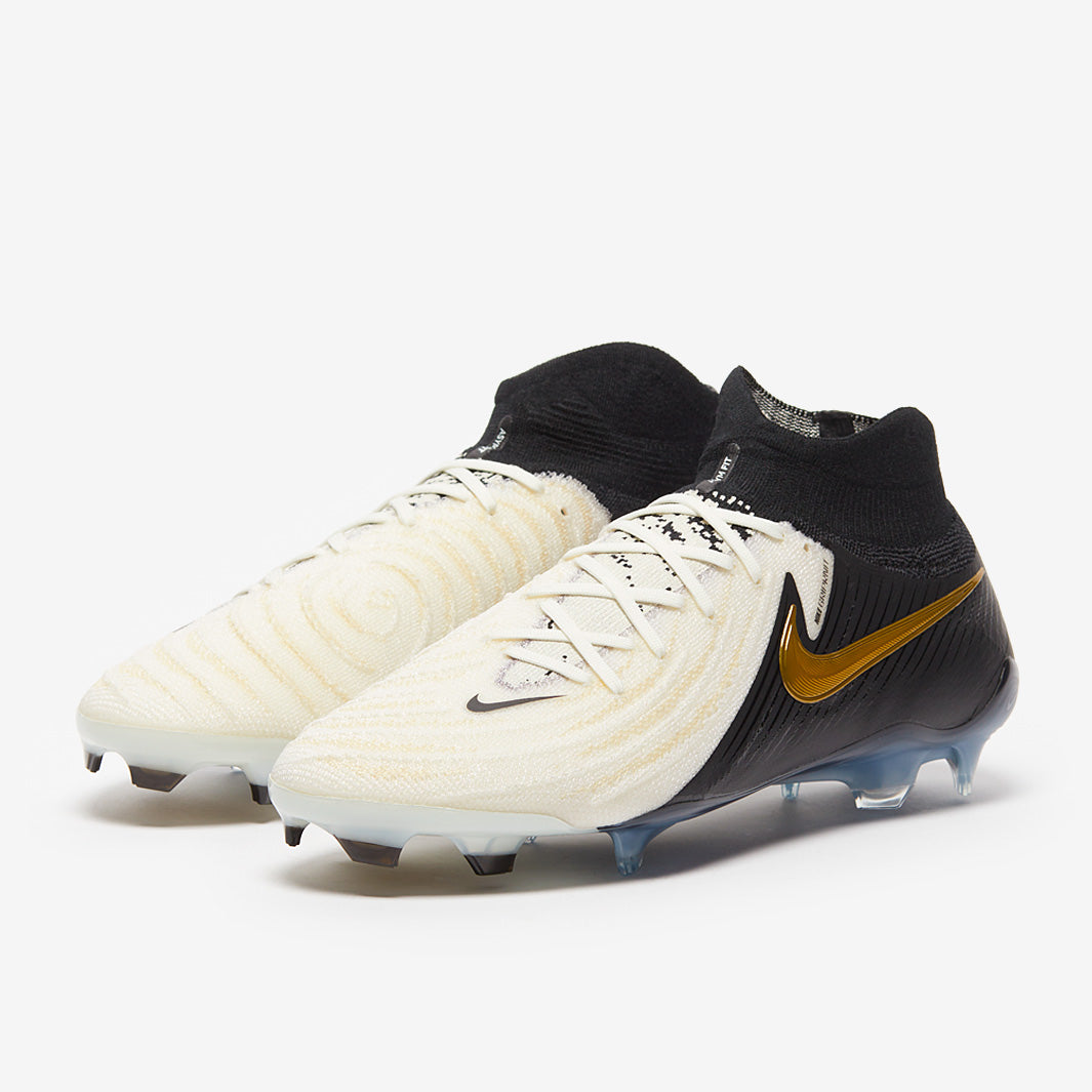 Nike Phantom Luna II Elite FG Football Boots White/Black/Mtlc Gold Coin