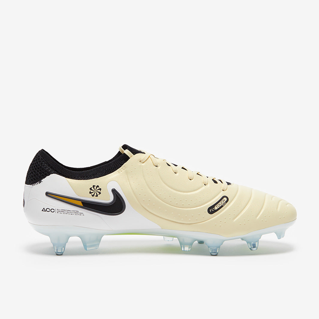 Nike Tiempo Legend X Elite SG-Pro Anti-Clog Football Boots Lemonade/Black/Mtlc Gold Coin