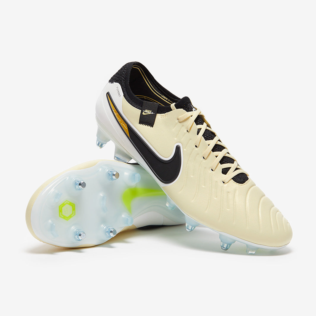Nike Tiempo Legend X Elite SG-Pro Anti-Clog Football Boots Lemonade/Black/Mtlc Gold Coin