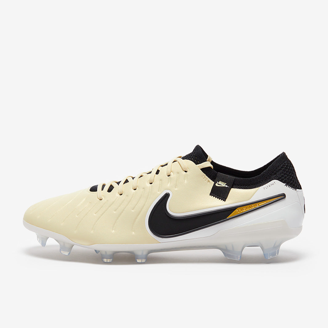 Nike Tiempo Legend X Elite FG Football Boots Lemonade/Black/Mtlc Gold Coin