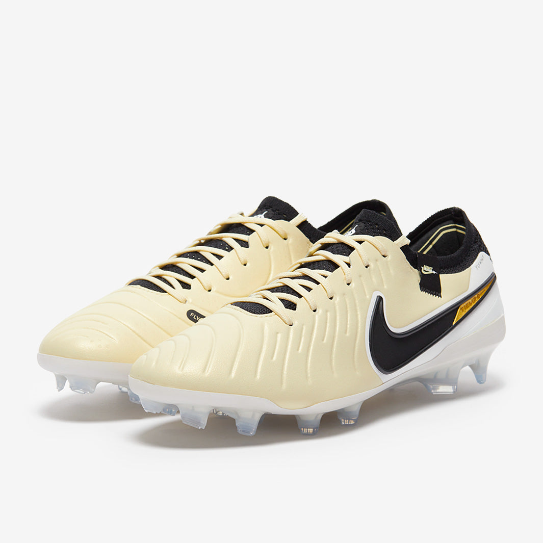 Nike Tiempo Legend X Elite FG Football Boots Lemonade/Black/Mtlc Gold Coin