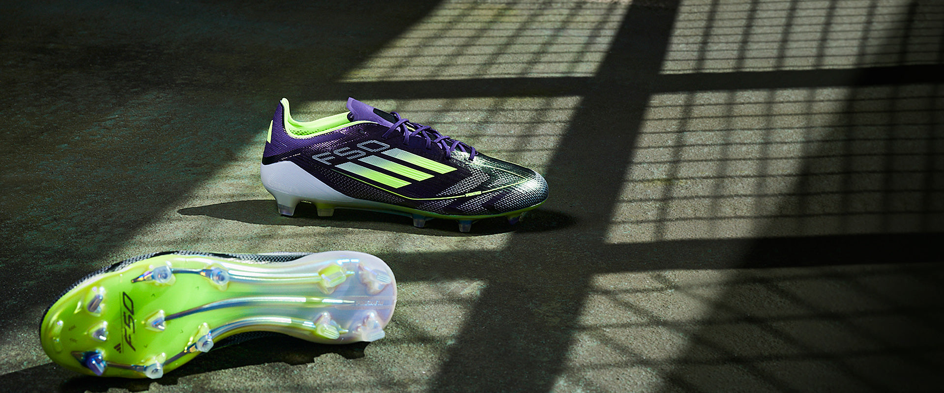 Adidas F50 Elite FG Football Boots Unity Purple/White/Lucid Lemon