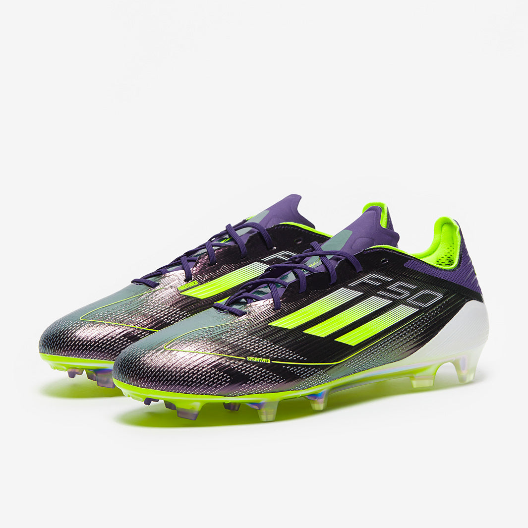 Adidas F50 Elite FG Football Boots Unity Purple/White/Lucid Lemon