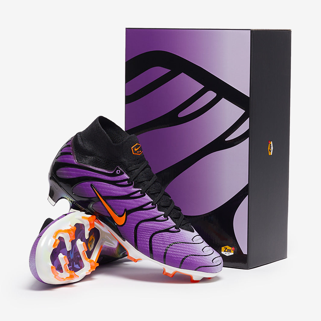Nike Air Zoom Mercurial Superfly IX Elite x Air Max Plus FG Football Boots Volt Purple/Total Orange