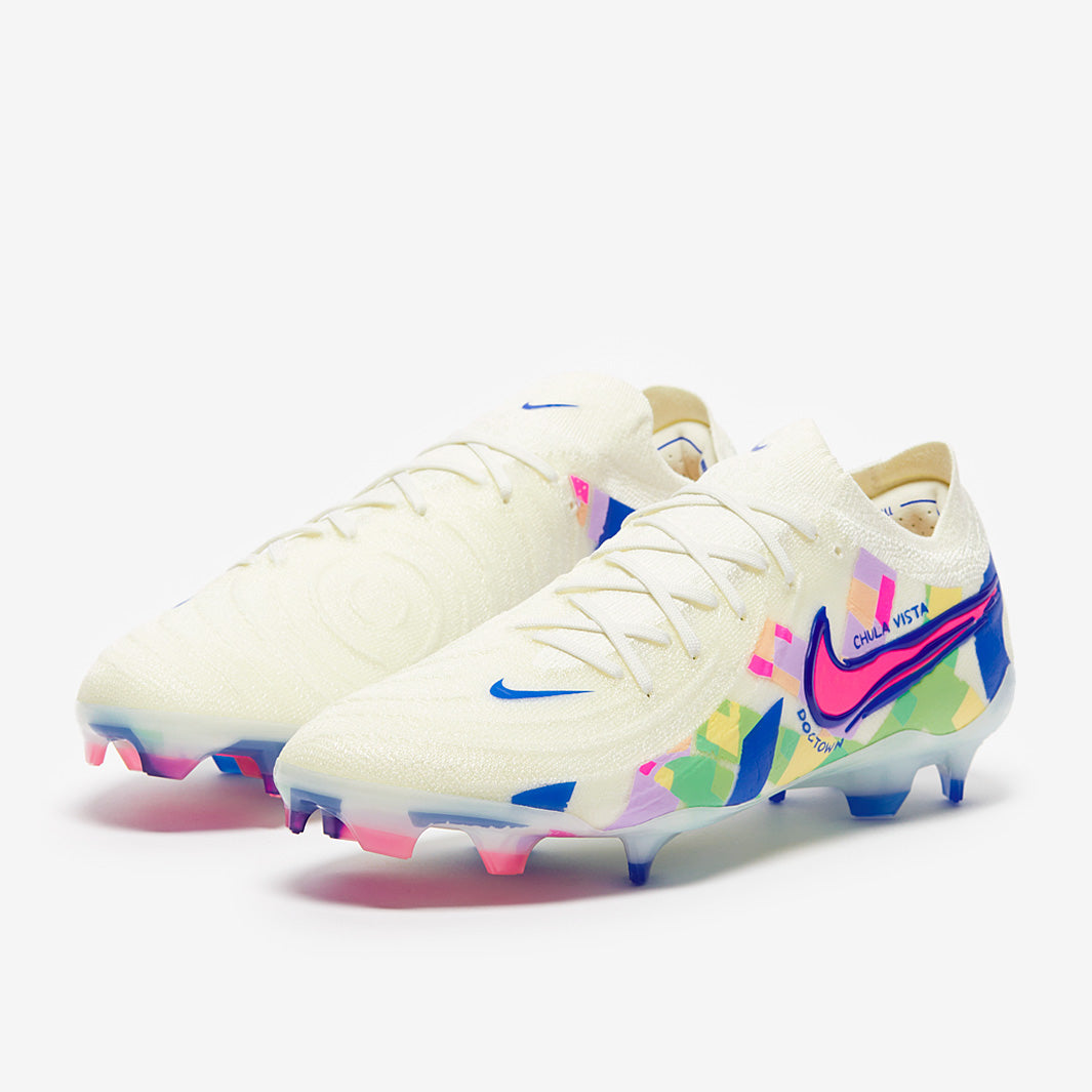 Nike Phantom GX II Elite FG SE Football Boots Sail/Racer Blue