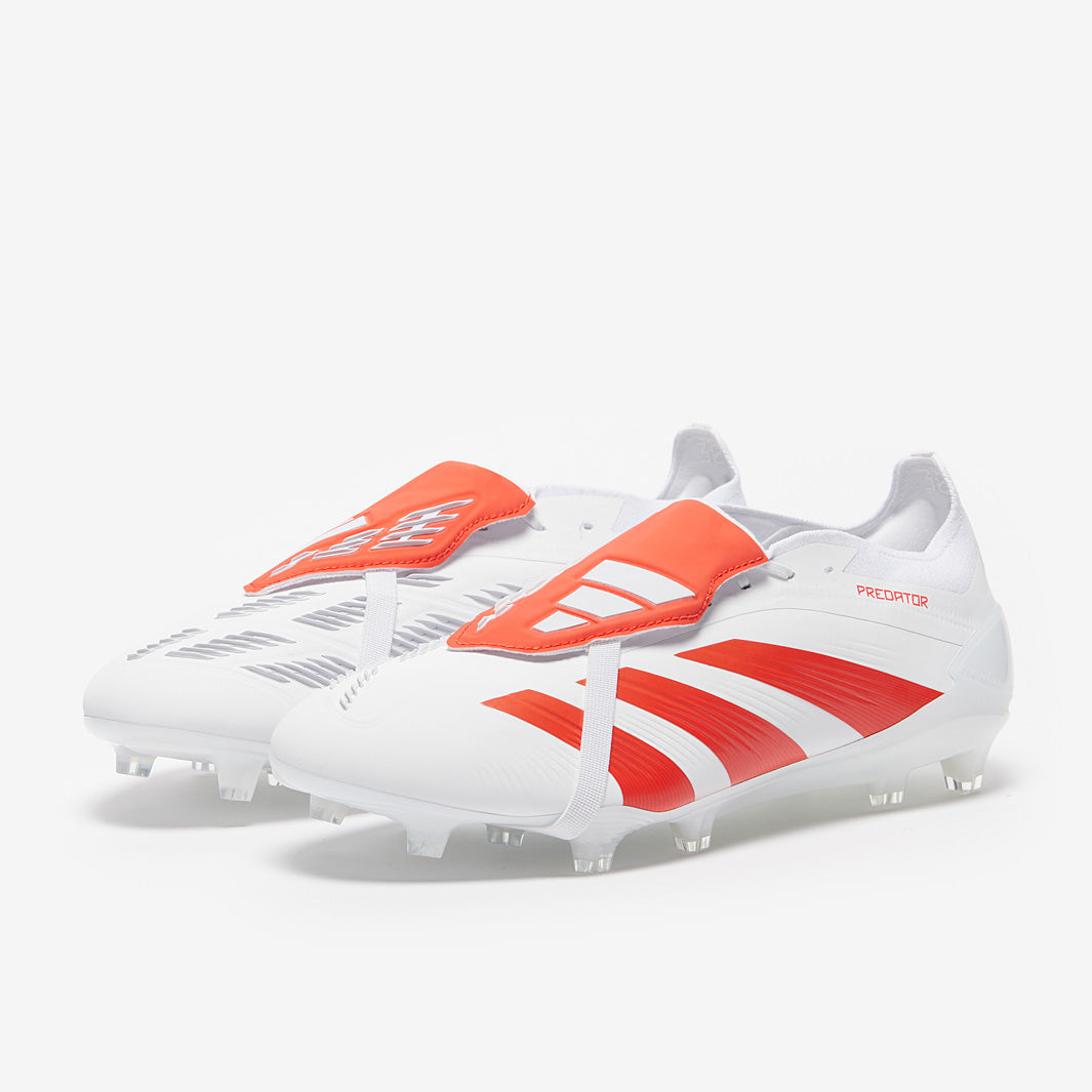 Adidas Predator Elite Tongue FG PureStrike SE Football Boots Ftwr White/Bright Red/Ftwr White