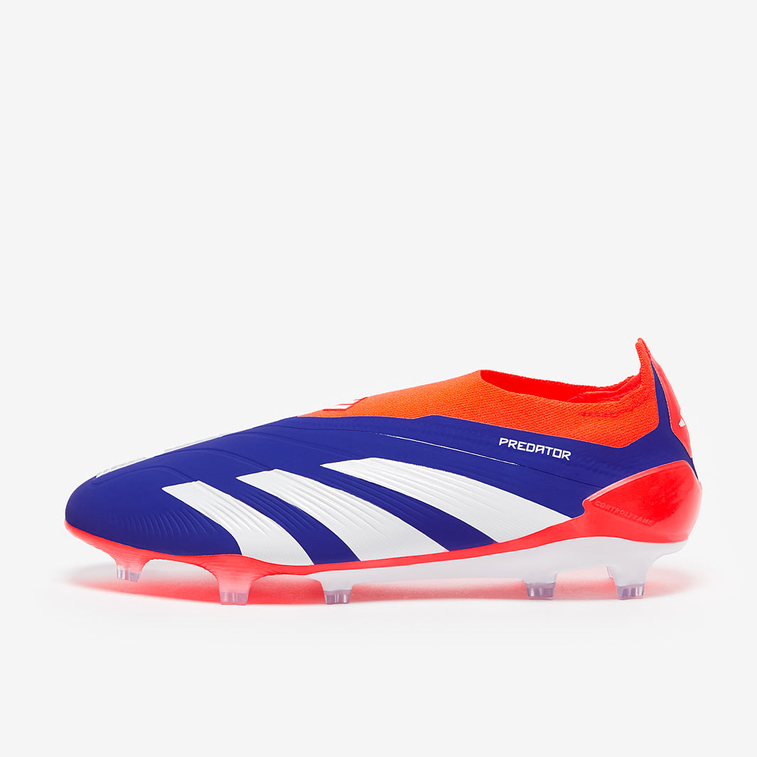 Adidas Predator Elite Laceless FG Football Boots Lucid Blue/Ftwr White/Solar Red