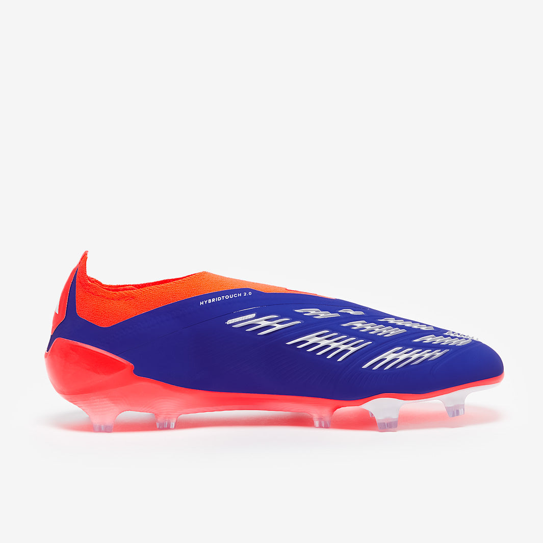 Adidas Predator Elite Laceless FG Football Boots Lucid Blue/Ftwr White/Solar Red
