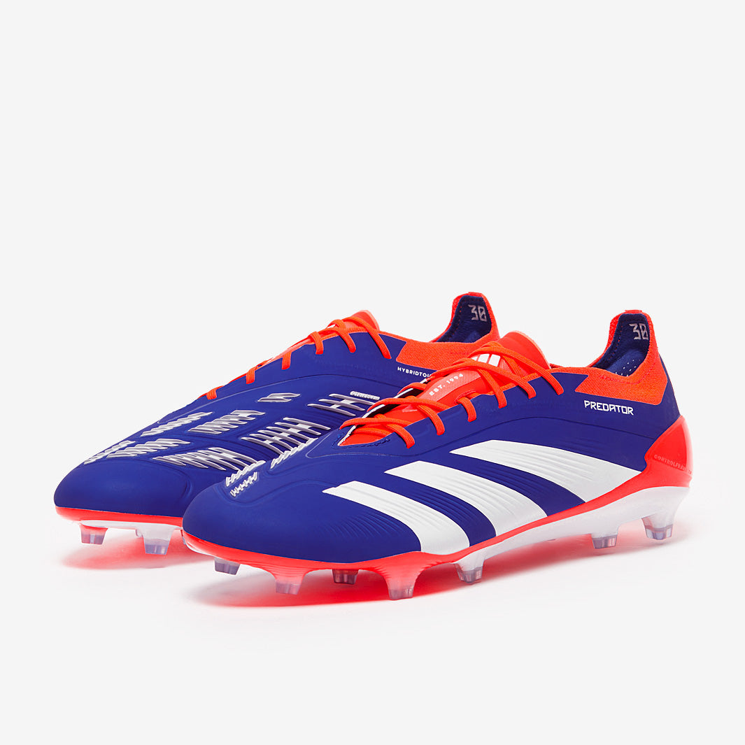 Adidas Predator Elite FG Football Boots Lucid Blue/Ftwr White/Solar Red
