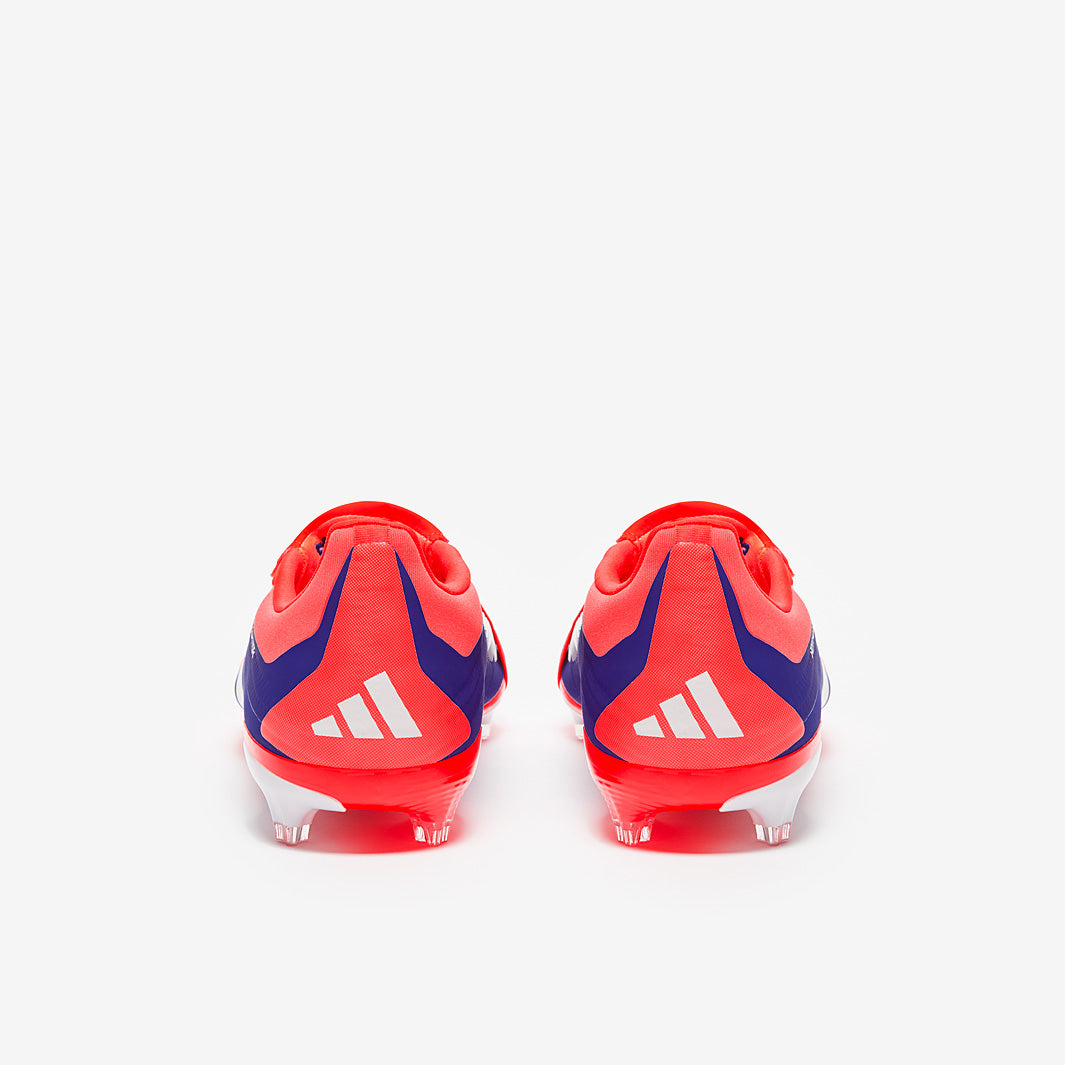 Adidas Kids Predator Elite Tongue FG Football Boots Lucid Blue/Ftwr White/Solar Red