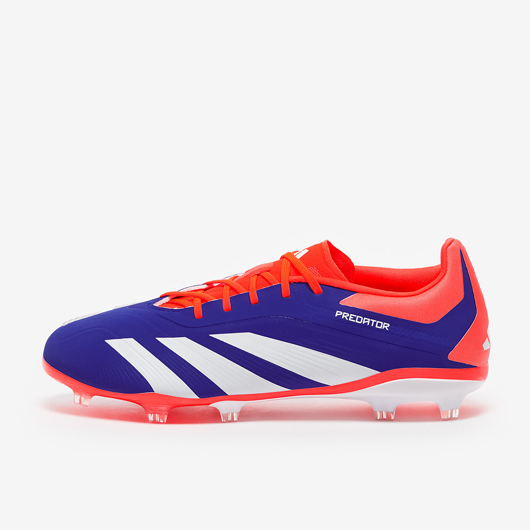 Adidas Kids Predator Elite FG Football Boots Lucid Blue/Ftwr White/Solar Red