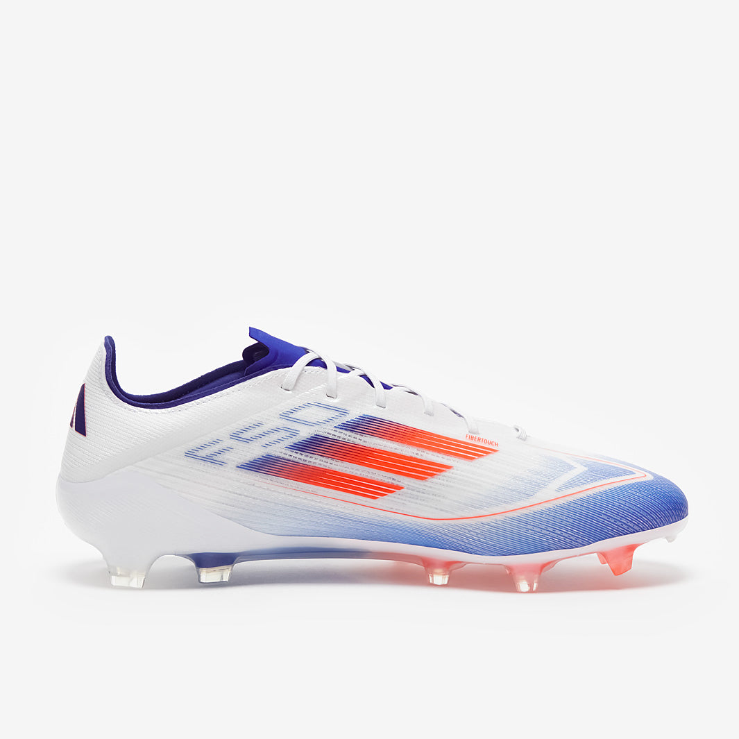 Adidas F50 Elite FG Football Boots Ftwr White/Solar Red/Lucid Blue