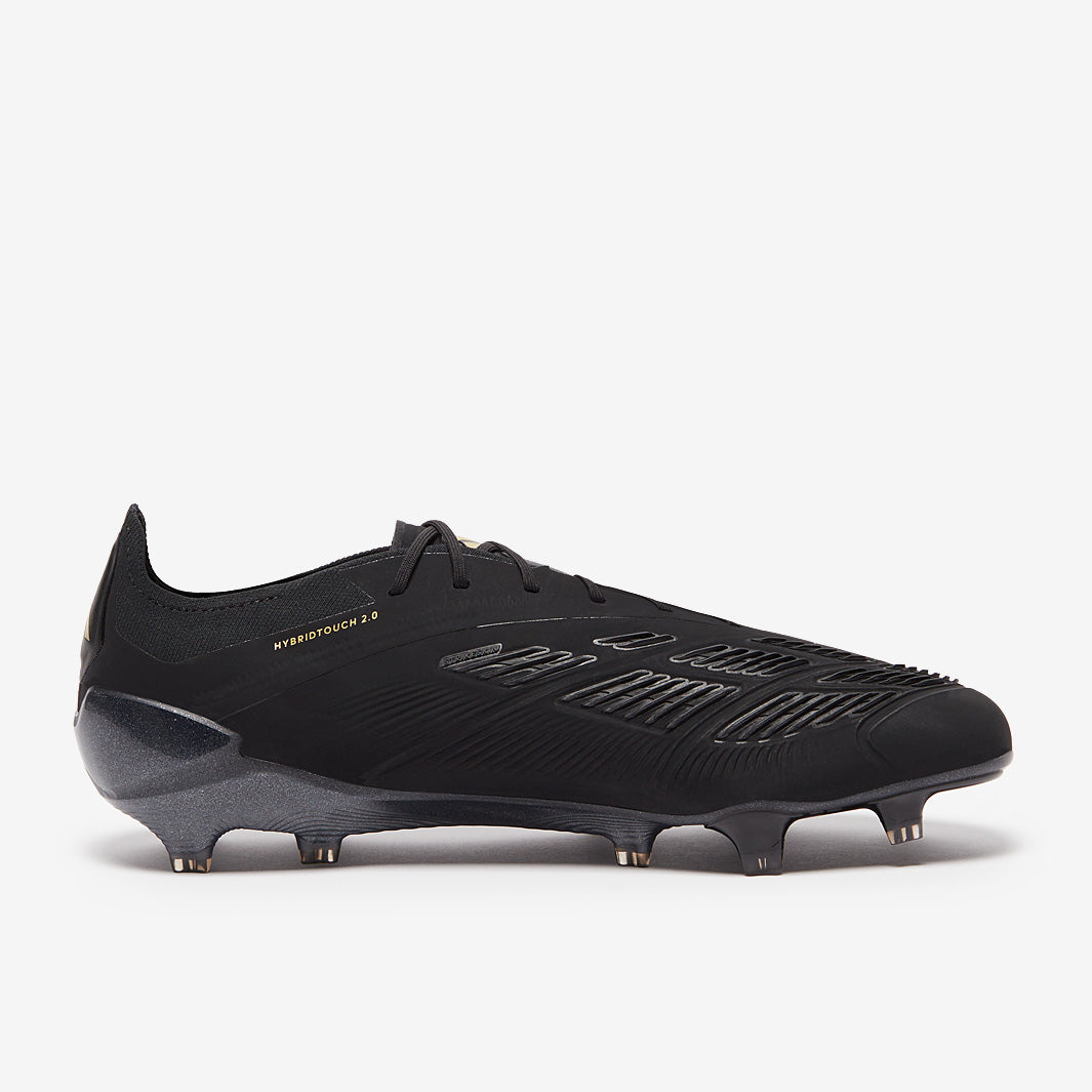 Adidas Predator Elite FG Football Boots Core Black/Carbon/Gold Met