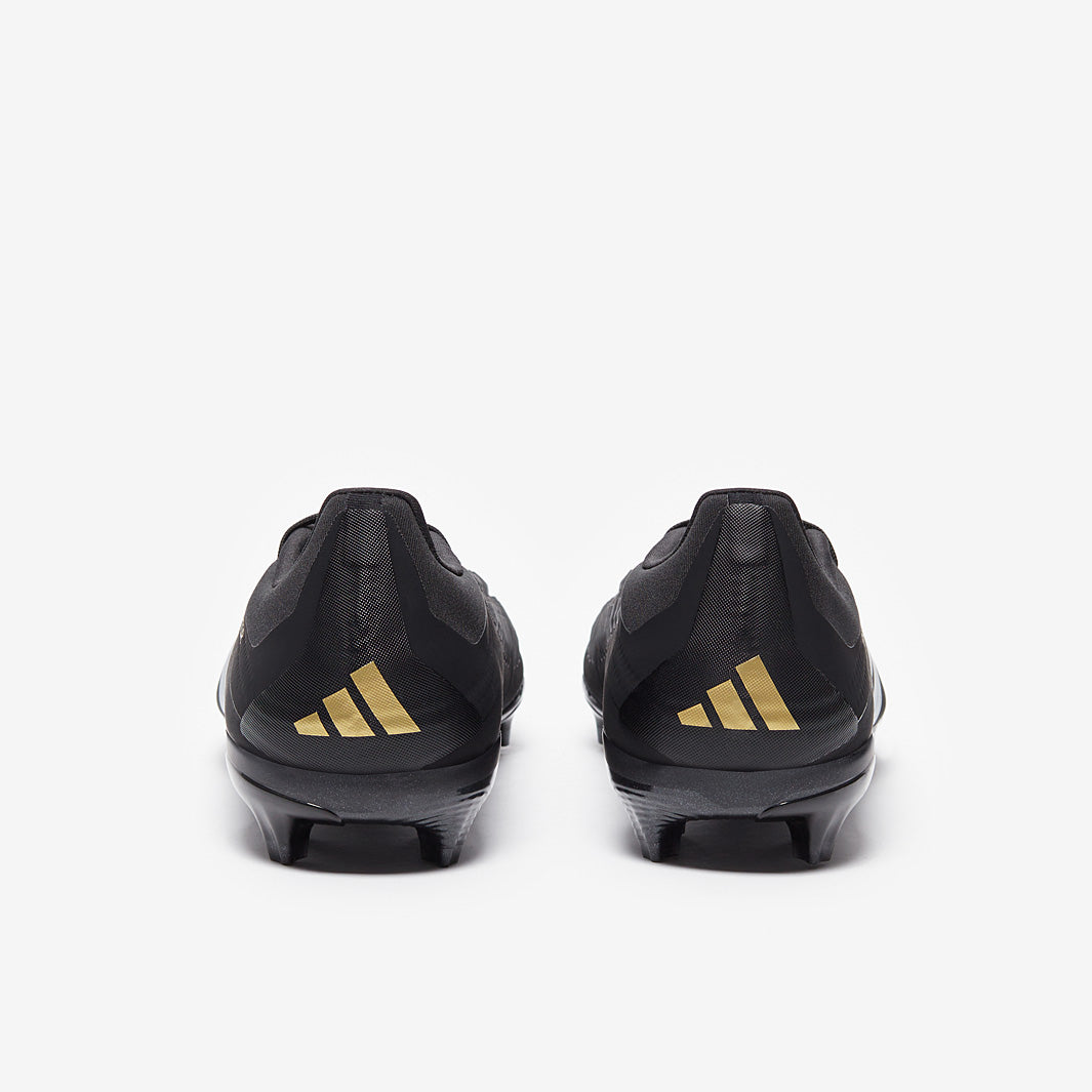 Adidas Kids Predator Elite FG Football Boots Core Black/Carbon/Gold Met