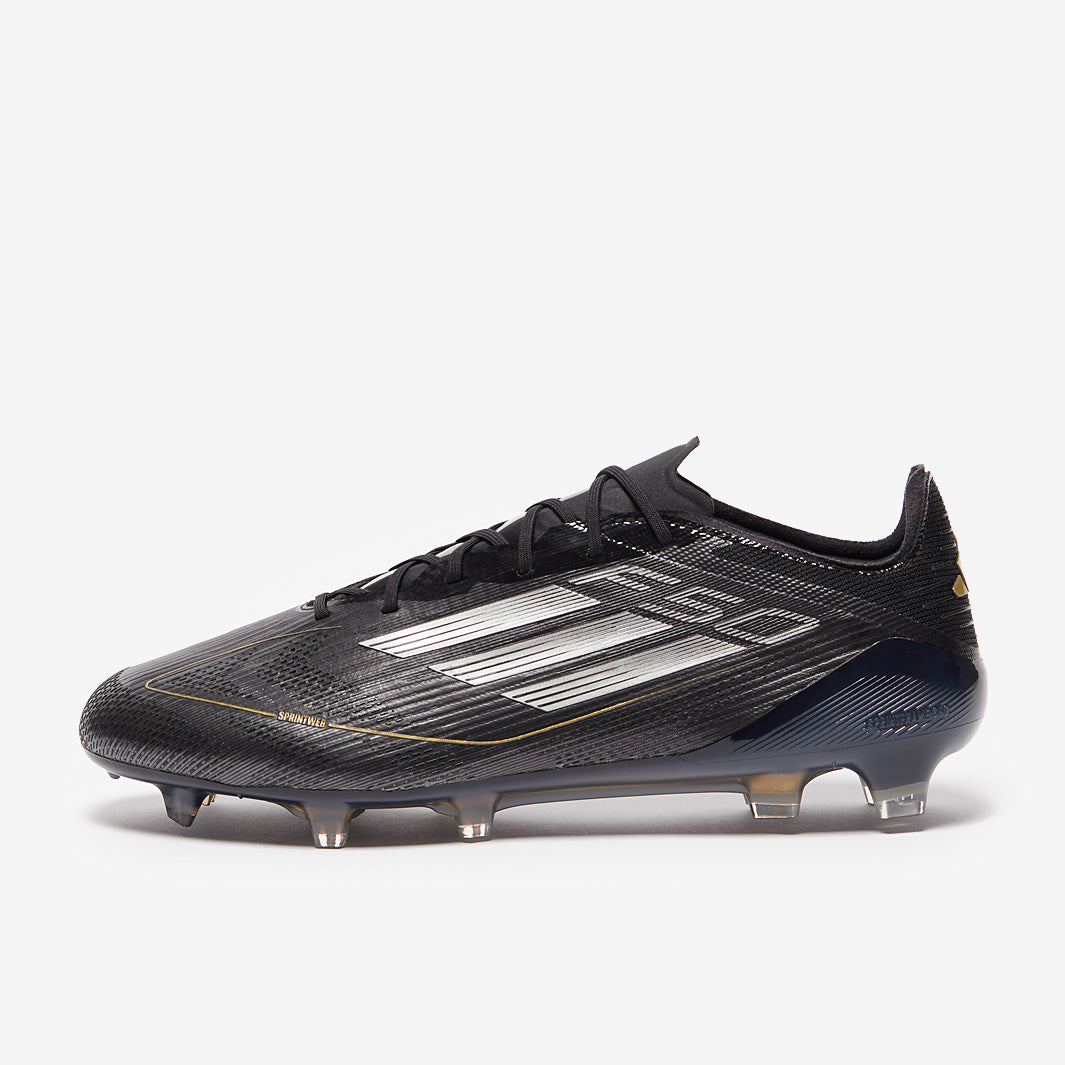 Adidas F50 Elite FG Football Boots Core Black/Iron Met/Gold Met