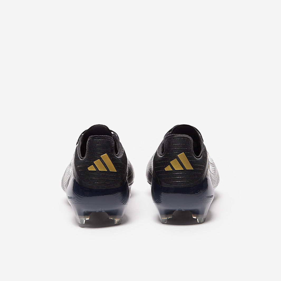 Adidas F50 Elite FG Football Boots Core Black/Iron Met/Gold Met