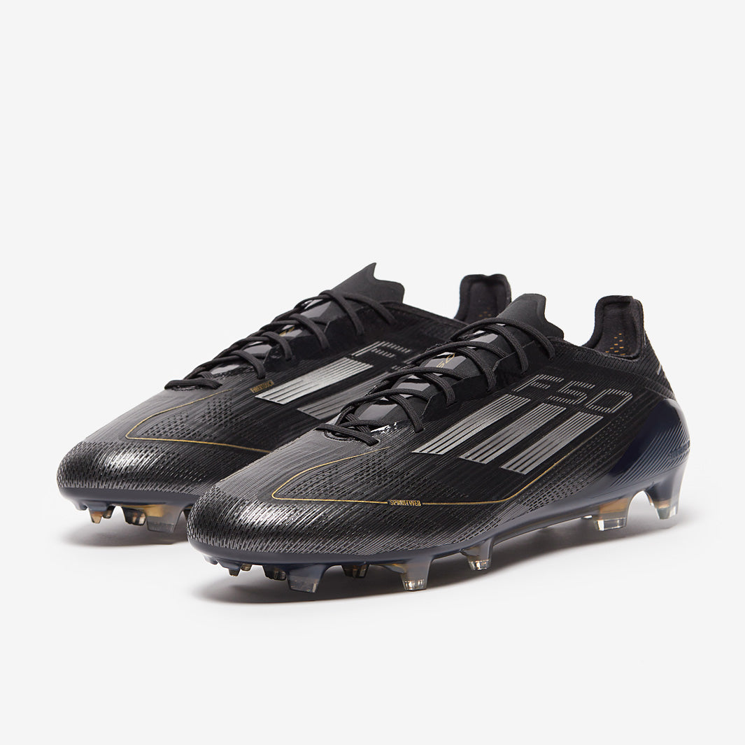 Adidas F50 Elite FG Football Boots Core Black/Iron Met/Gold Met