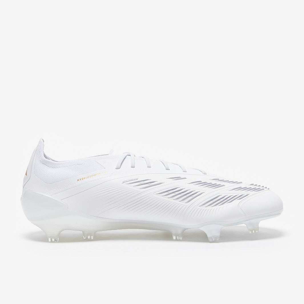 Adidas Predator Elite FG Football Boots Ftwr White/Gold Met/Ftwr White