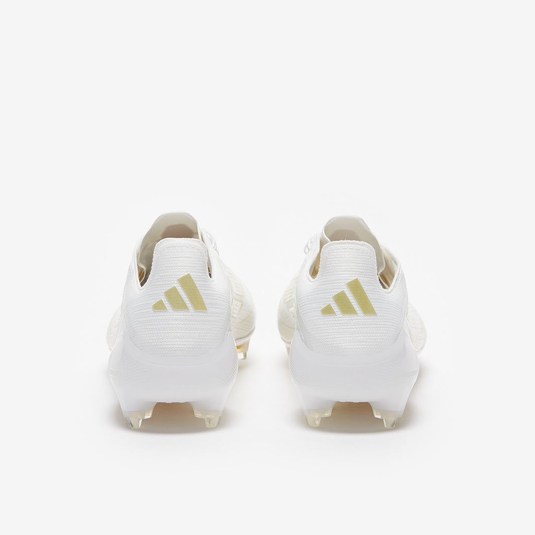 Adidas F50 Elite FG Football Boots Ftwr White/Gold Met/Ftwr White