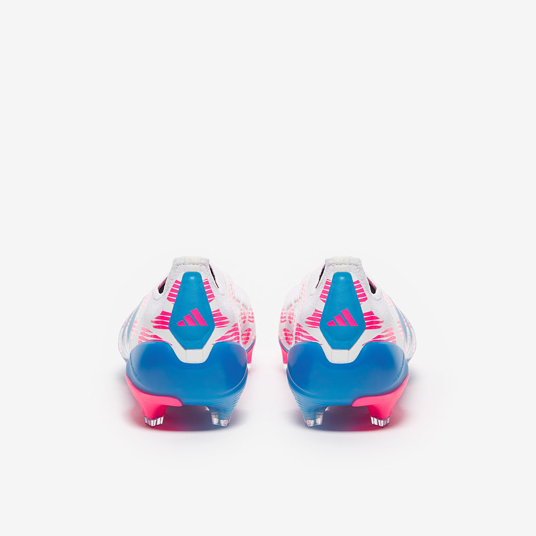 Adidas Predator Elite Laceless FG Football Boots Ftwr White/Solar Blue/Solar Pink