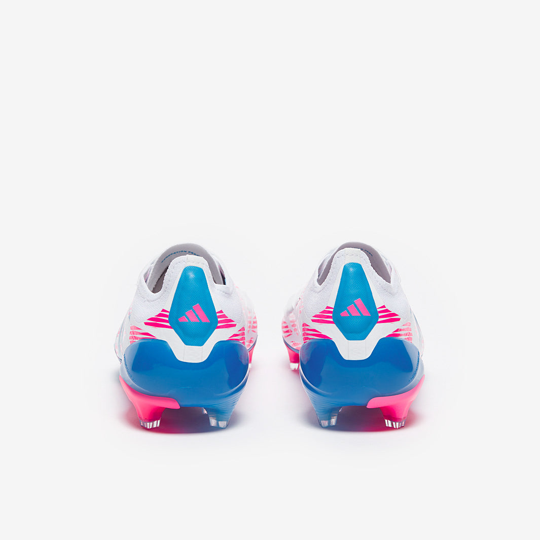 Adidas Predator Elite FG Football Boots Ftwr White/Solar Blue/Solar Pink