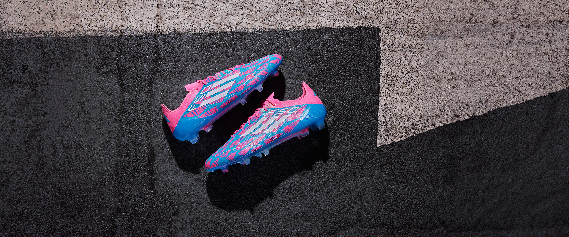 Adidas F50 Elite FG Football Boots Solar Blue/White/Solar Pink