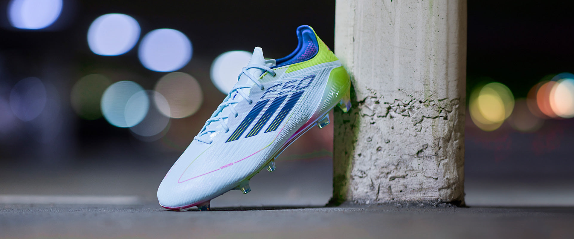 Adidas F50 Elite FG Football Boots Almost Blue/Semi Lucid Blue/Semi Solar Yellow