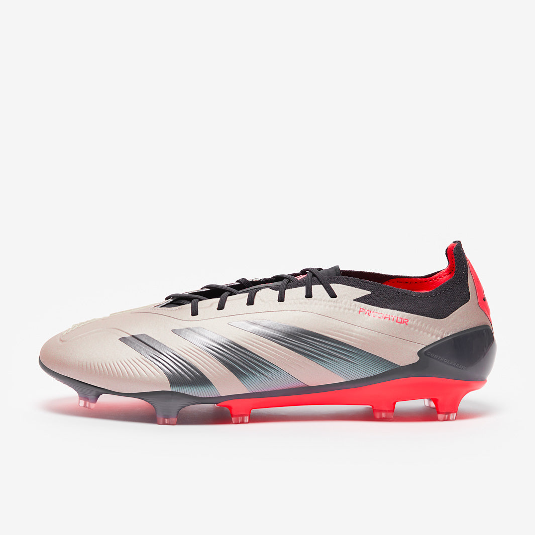 Adidas Predator Elite FG Football Boots Platin Met/Aurora Black/Carbon