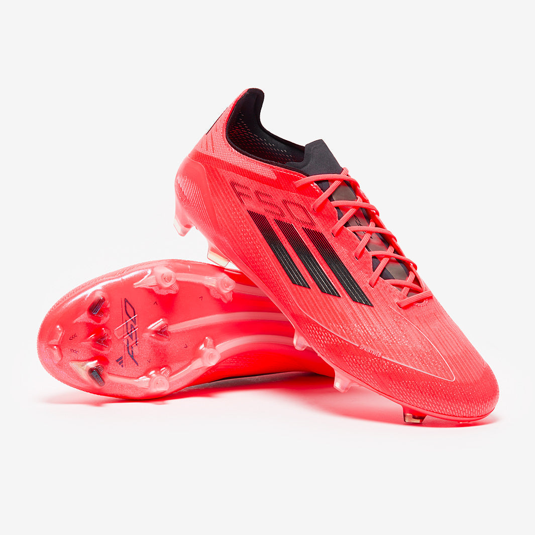 Adidas F50 Elite FG Football Boots Turbo/Aurora Black/Platin Met