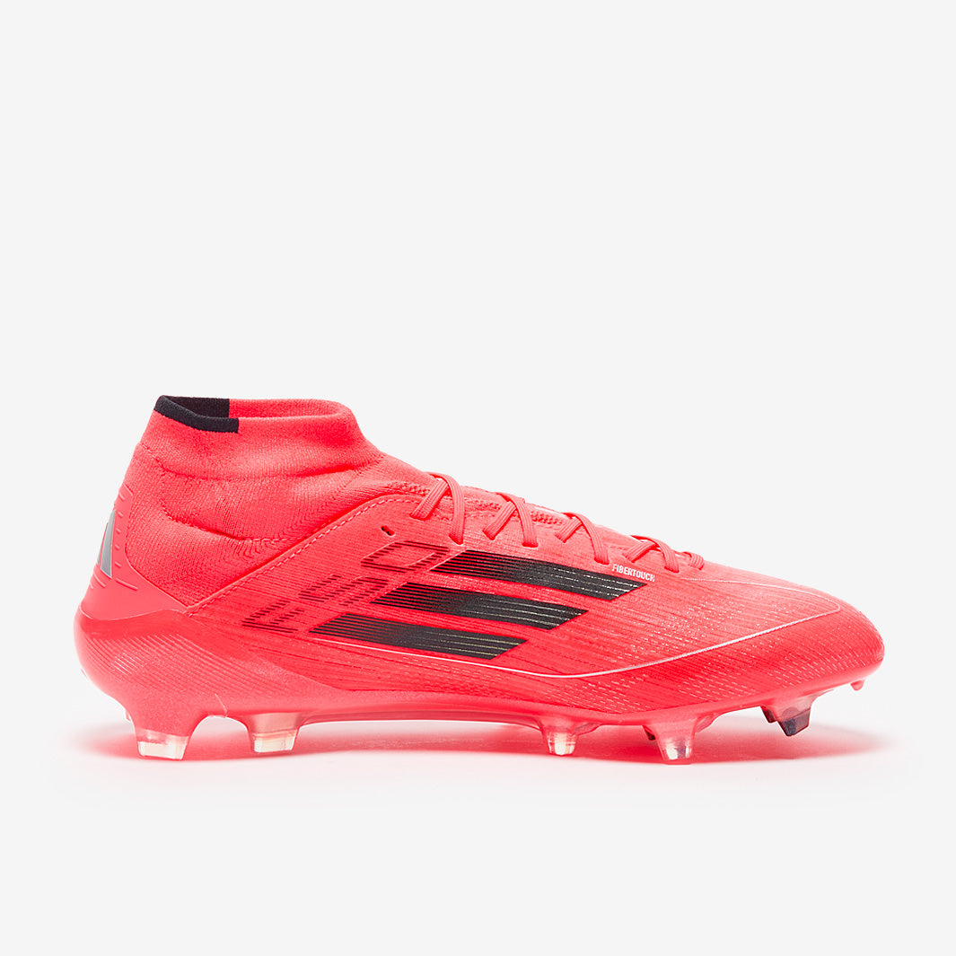 Adidas Women's F50 Elite Mid FG Football Boots Turbo/Aurora Black/Platin Met