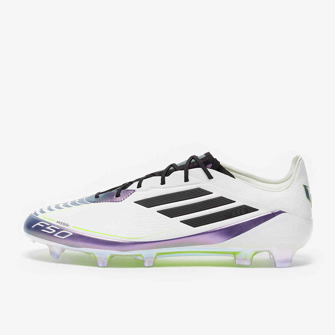 Adidas F50 X Messi Elite FG Football Boots Ftwr White/Core Black/Unity Purple