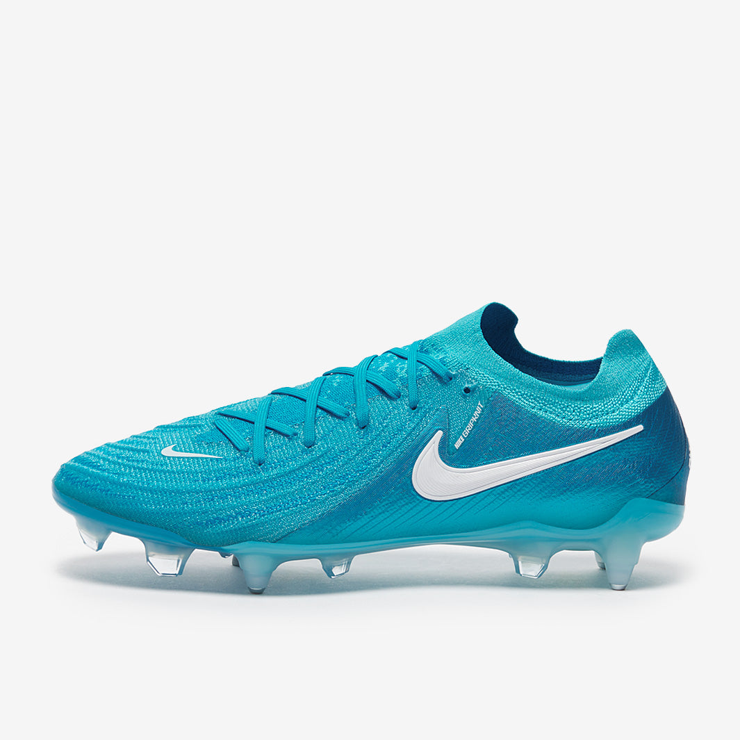 Nike Phantom GX II Elite SG-Pro Anti-Clog Football Boots Blue Fury/White