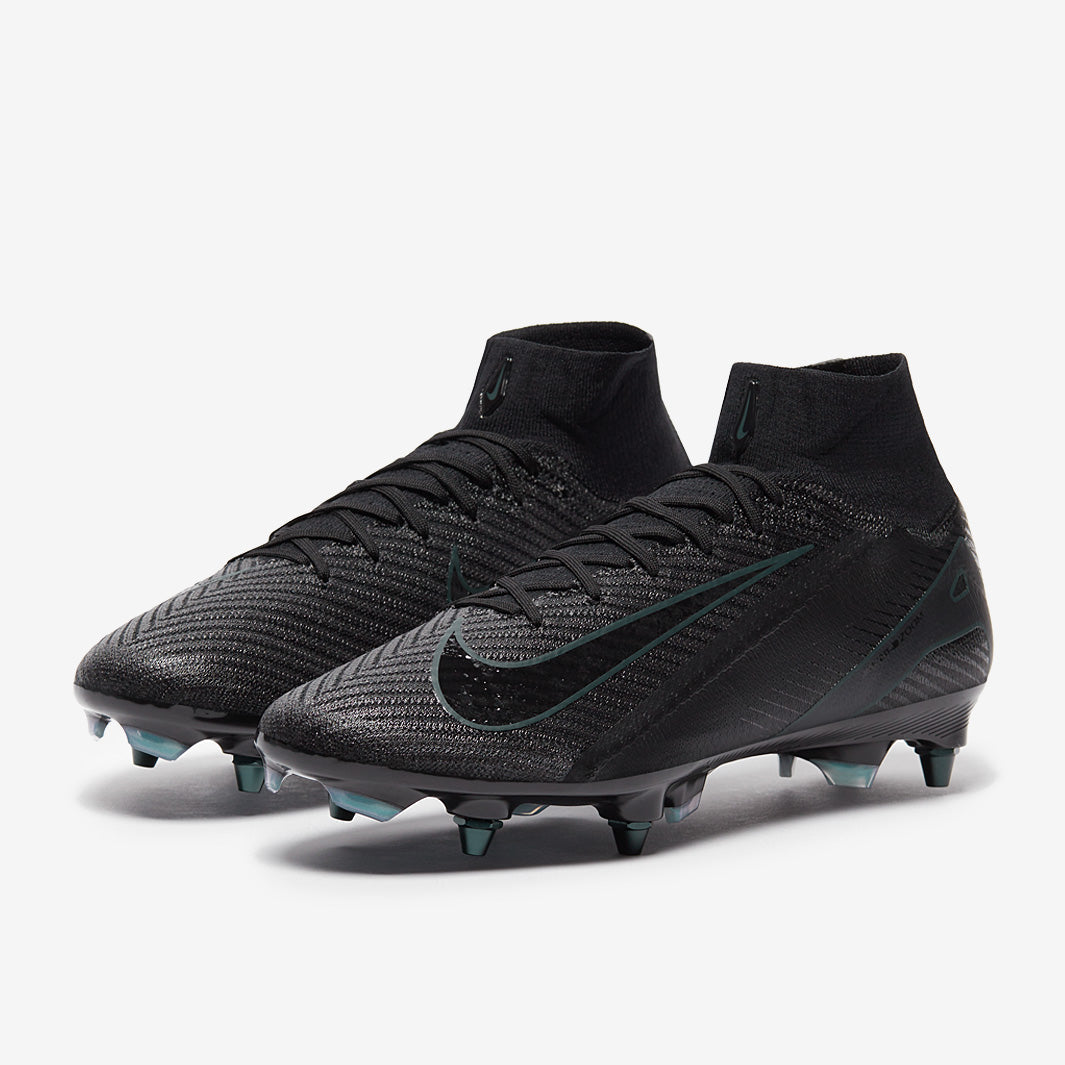 Nike Air Zoom Mercurial Superfly X Elite SG-Pro Football Boots Black/Black/Deep Jungle