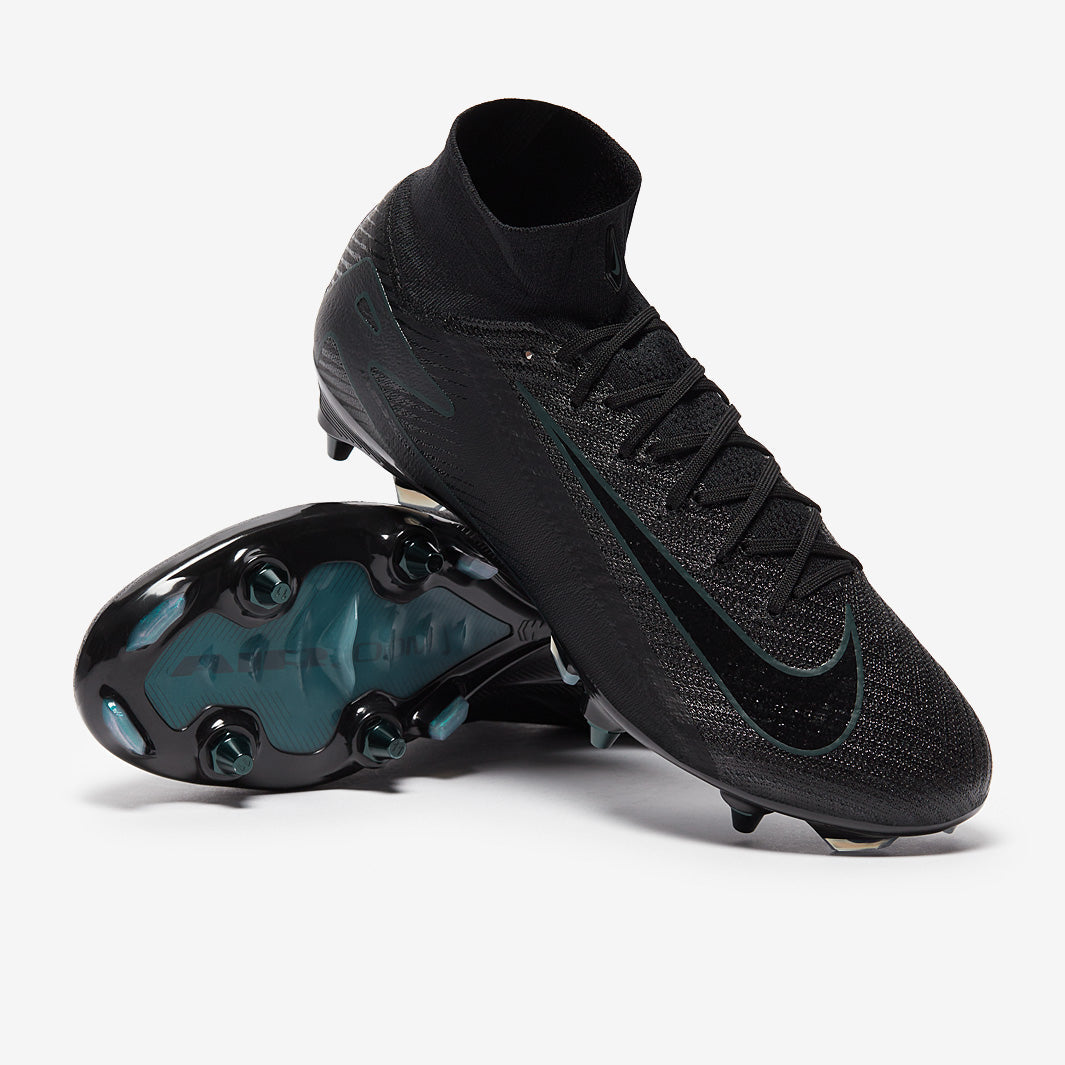 Nike Air Zoom Mercurial Superfly X Elite SG-Pro Football Boots Black/Black/Deep Jungle