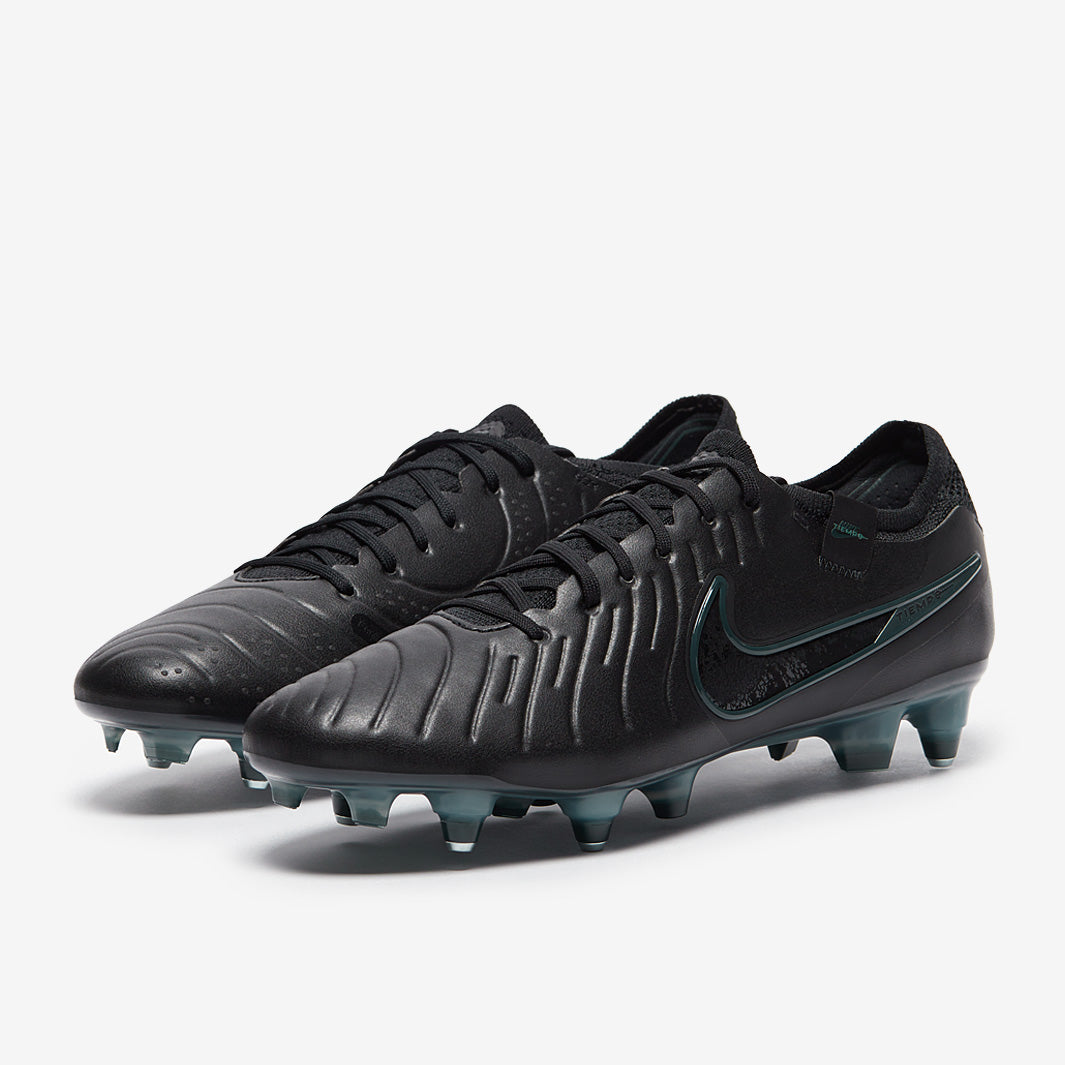 Nike Tiempo Legend X Elite SG-Pro Anti-Clog Football Boots Black/Black/Deep Jungle