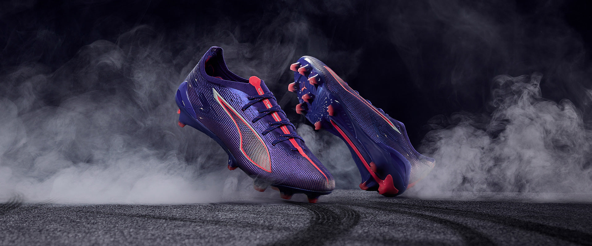Puma Ultra 5 Ultimate FG Football Boots Lapis Lazuli/Puma White/Sunset Glow