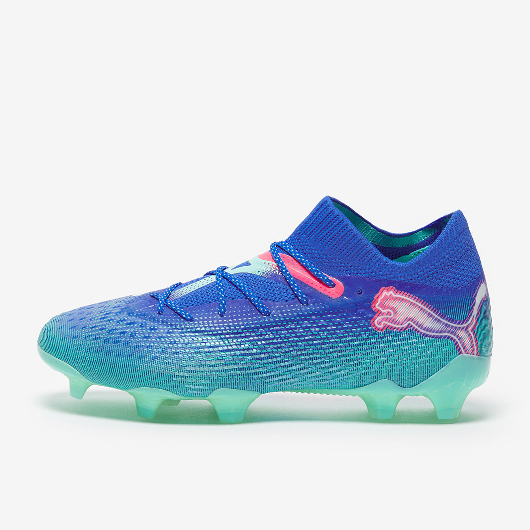 Puma Women's Future 7 Ultimate FG/AG Football Boots Bluemazing/Puma White/Electric Peppermint