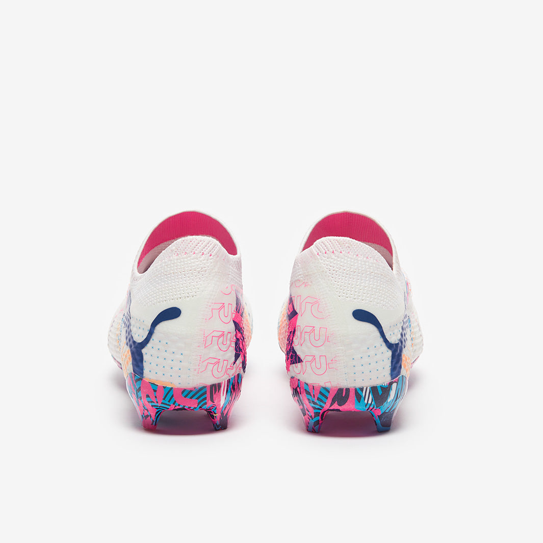 Puma Future 7 Ultimate FG/AG Football Boots Puma White/Luminous Blue/Poison Pink/Fizzy Melon/Bluemazing