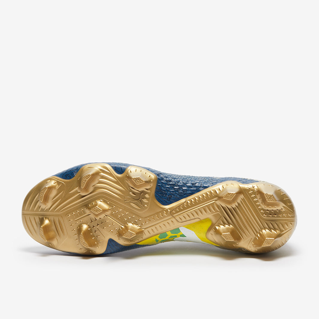 Puma Future 7 Ultimate FG/AG Football Boots Sailing Blue/Pele Yellow/Green/Gold