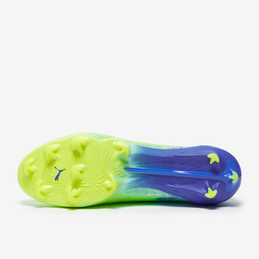 Puma Ultra 5 Ultimate FG Football Boots Fizzy Apple/Puma White/Bluemazing